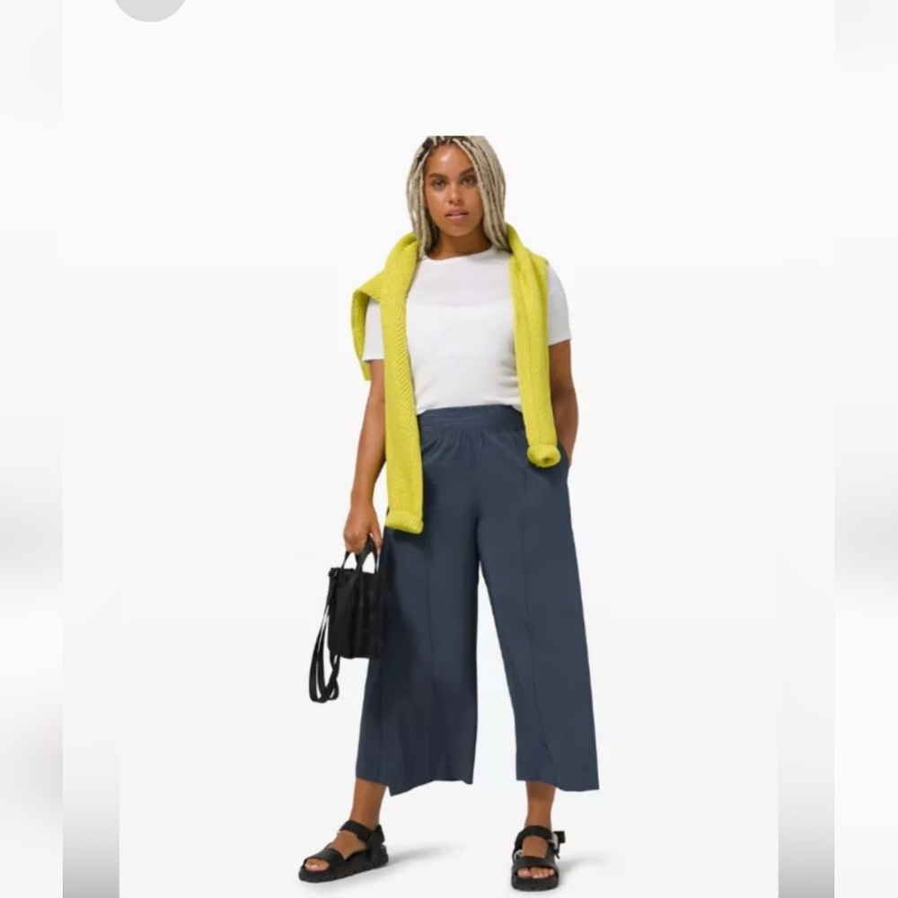 lululemon athletica Navy Wide Leg Pants